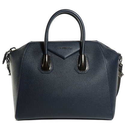 Givenchy Grained Calfskin Medium Animation Antigona Deep Blue 1 of 10