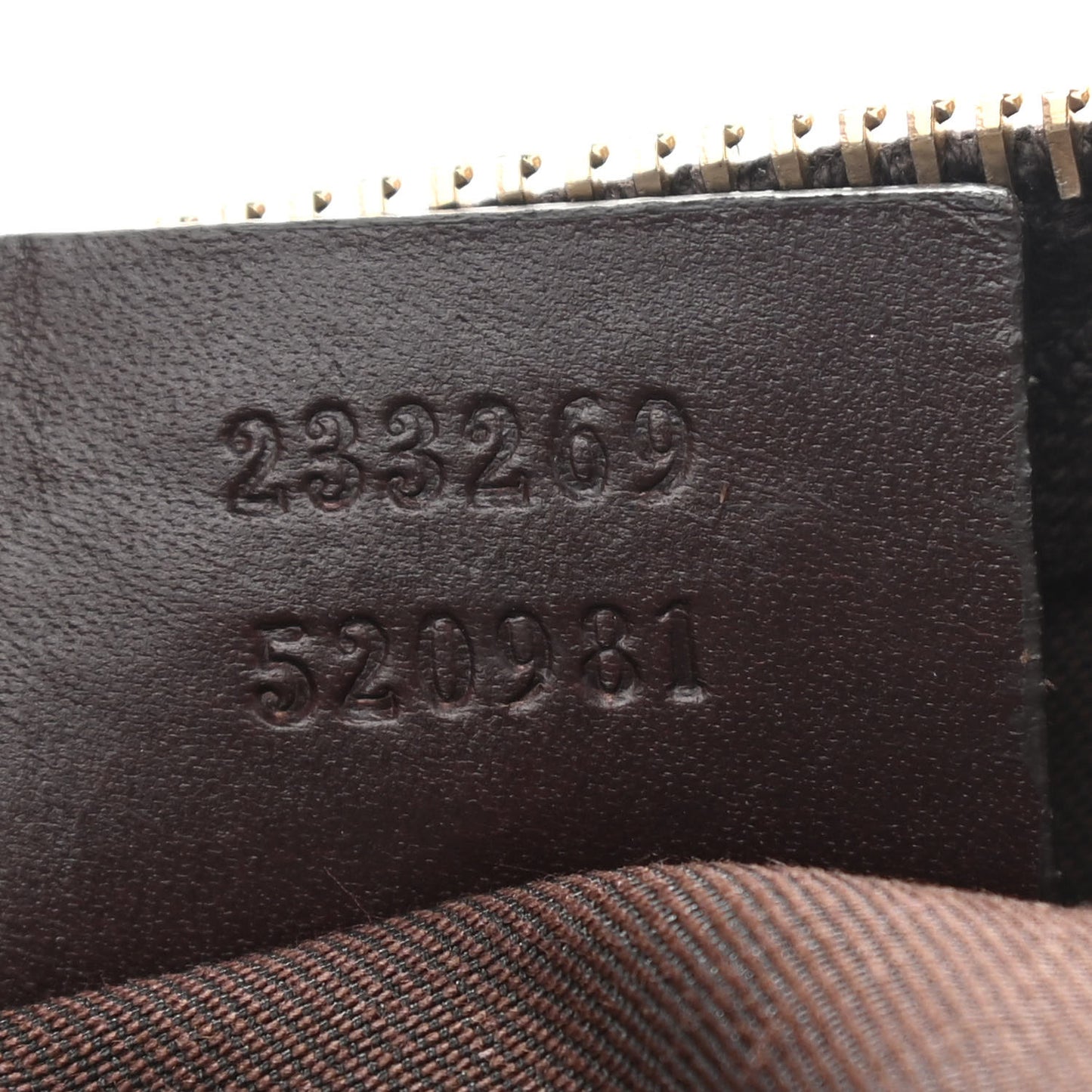 GG Supreme Monogram Belt Bag Dark Brown