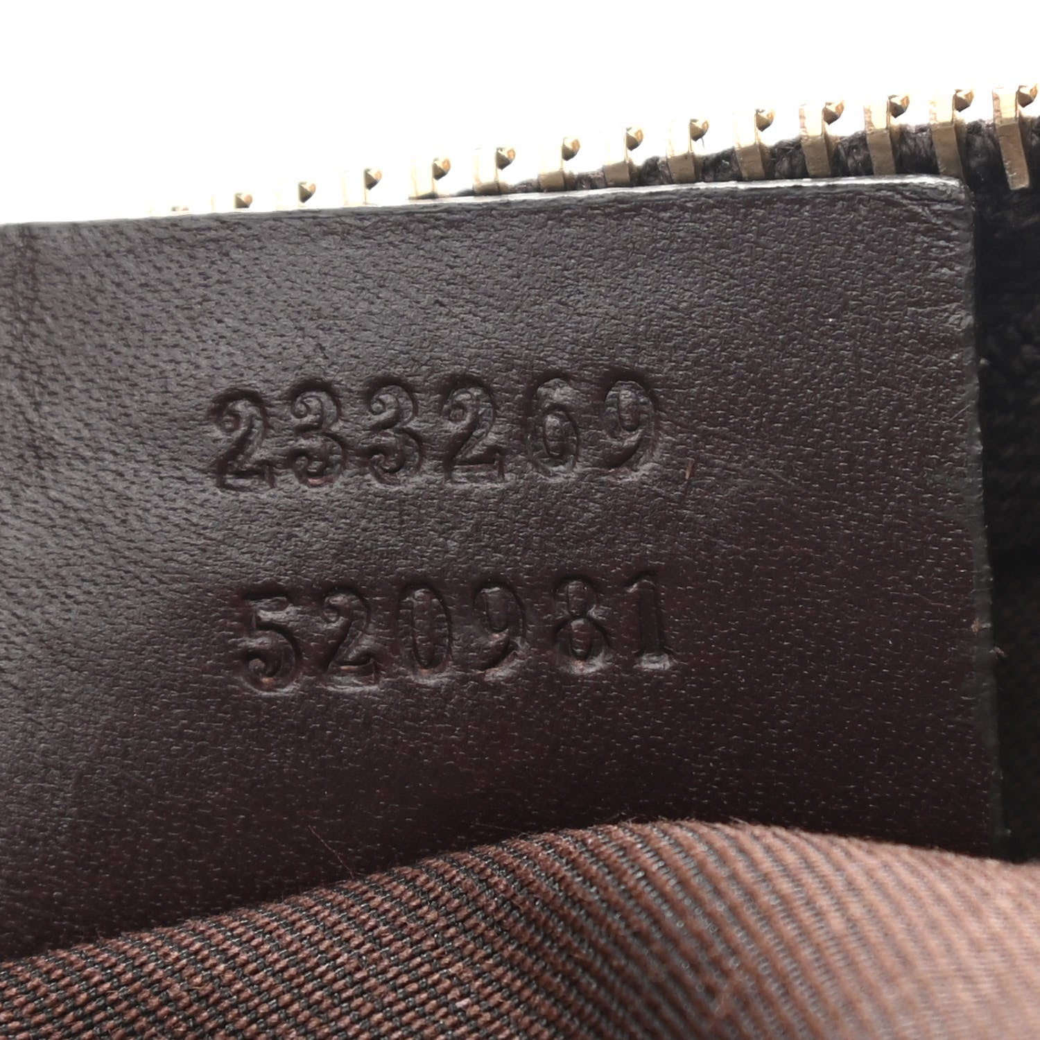 Gucci GG Supreme Monogram Belt Bag Dark Brown 7 of 11