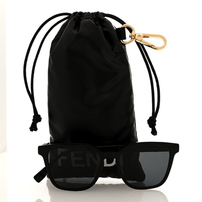 Fendi Acetate Square Sunglasses FE40057U Black 7 of 7
