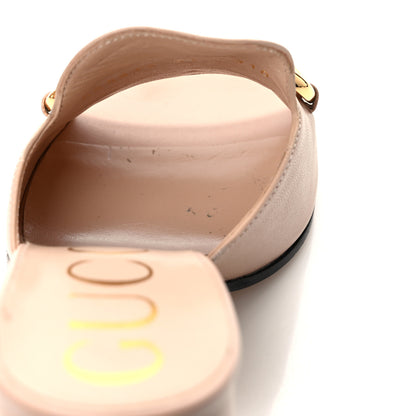 Gucci Nappa Horsebit 75mm Slide Sandals 37 Skin Rose 10 of 11