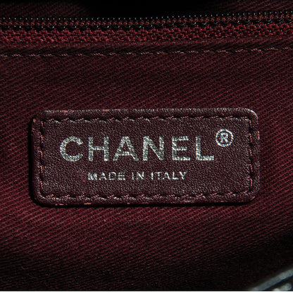 Chanel Crumpled Grained Calfskin CC Crave Jumbo Flap Black 7 of 9