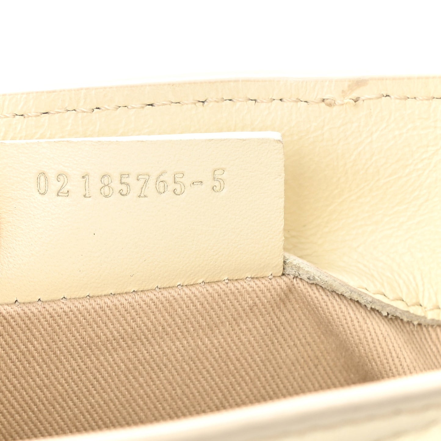 Calfskin Quilted Mini Faye Backpack Natural White