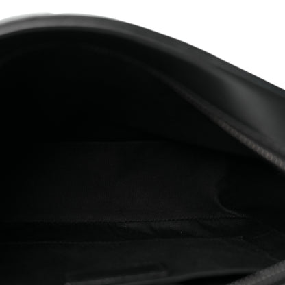 Saint Laurent Calfskin Matelasse Monogram Monochrome Lou Camera Bag Black 5 of 12