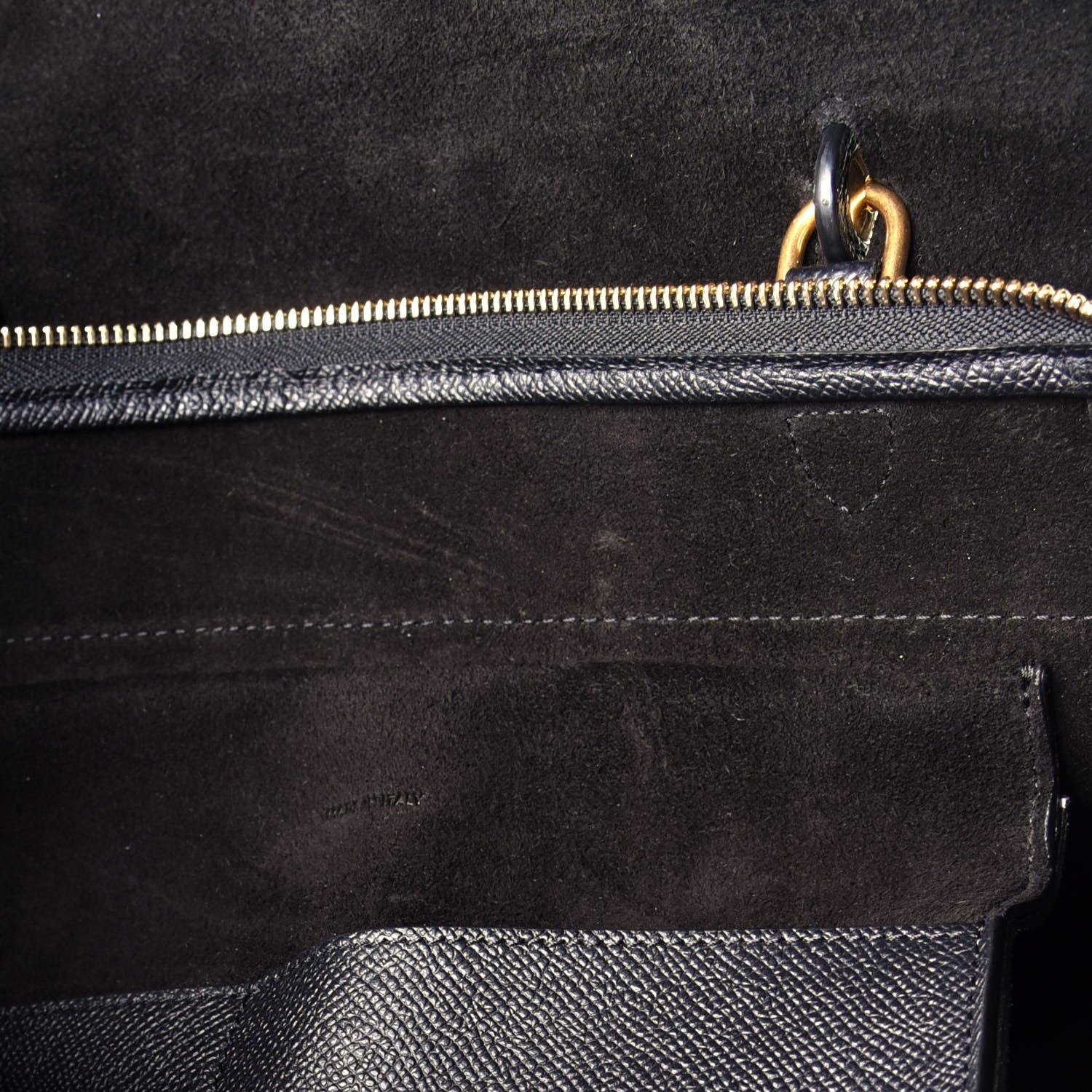 Celine Grained Calfskin Small Belt Bag Black 10 of 10