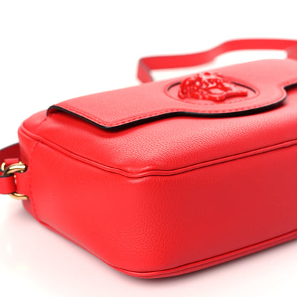 Versace Grained Calfskin Medusa Camera Bag Red 7 of 9