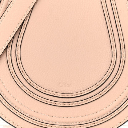 Chloe Calfskin Mini Marcie Round Crossbody Bag Blush Nude 7 of 9