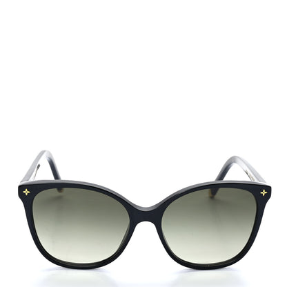 Louis Vuitton Acetate My Monogram Light Cat Eye Sunglasses Z1657W Black 2 of 7