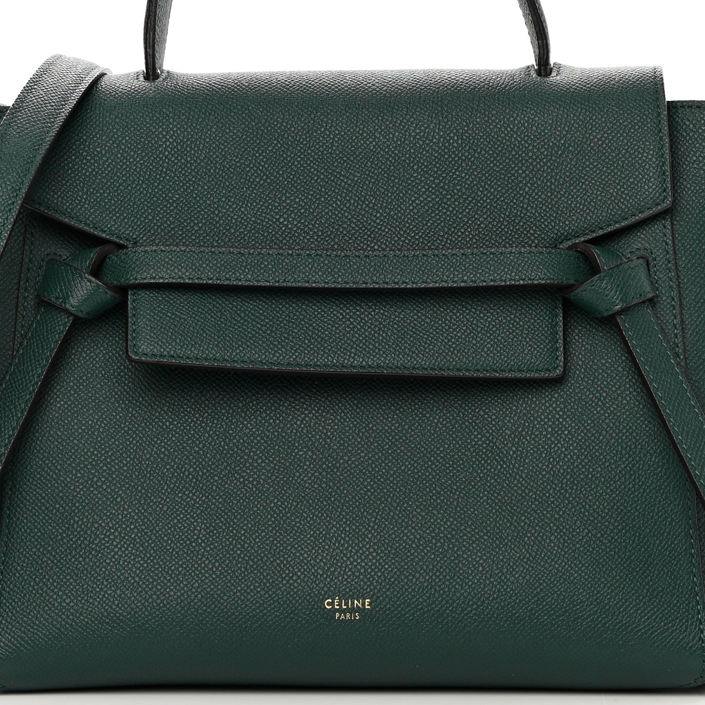Grained Calfskin Micro Belt Bag Amazone