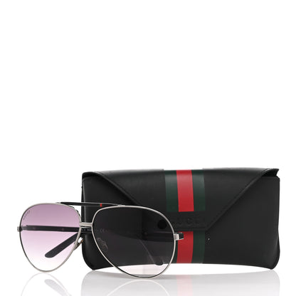 Gucci Web Aviator Sunglasses GG1933/S Black 7 of 7
