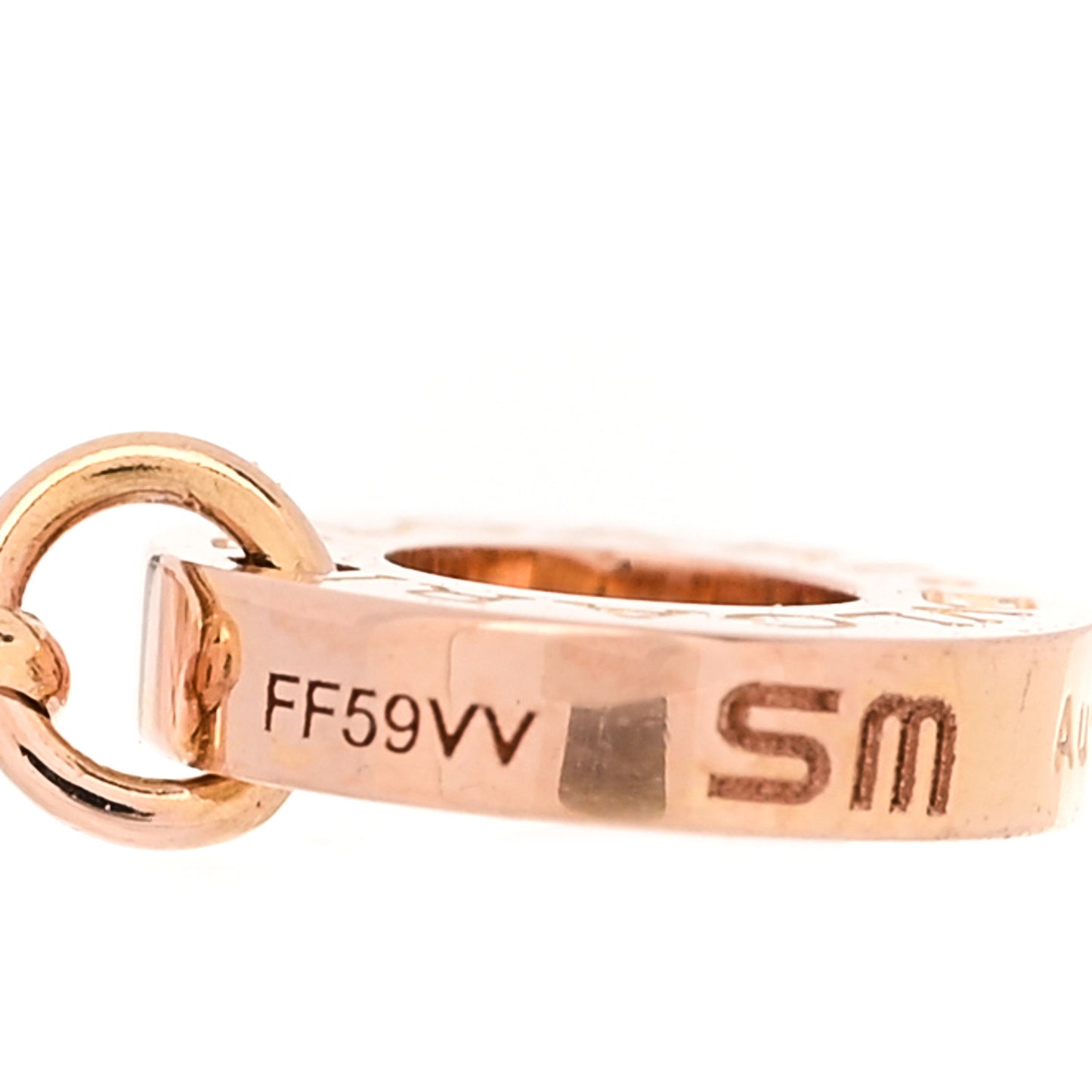 18K Rose Gold Mother of Pearl BVLGARI BVLGARI Chain Bracelet SM