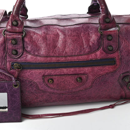 Balenciaga Agneau Classic Hardware First Raisin 10 of 10