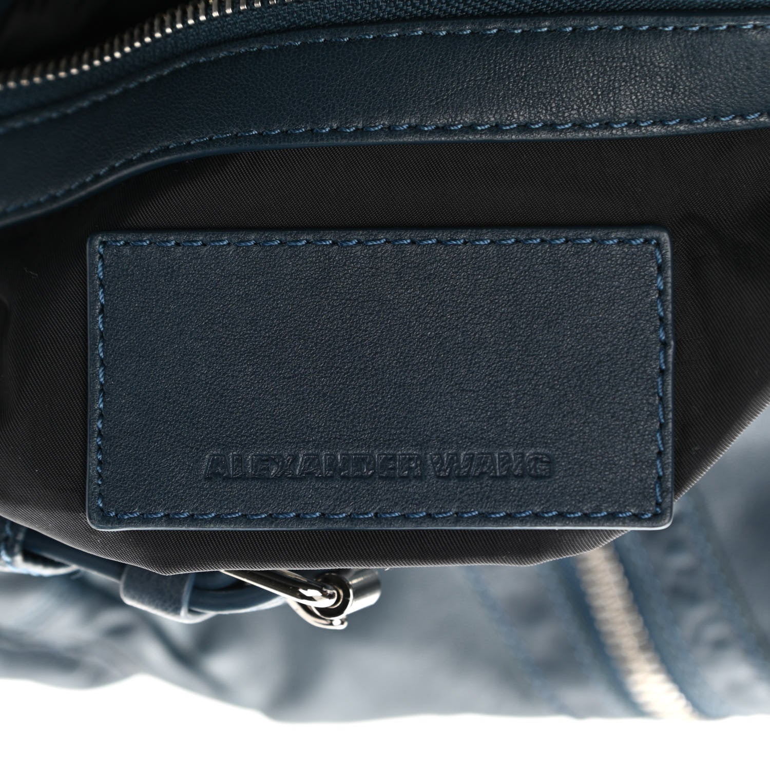 Alexander Wang Lambskin Mini Marti Backpack Petrol Rhodium Hardware 5 of 8