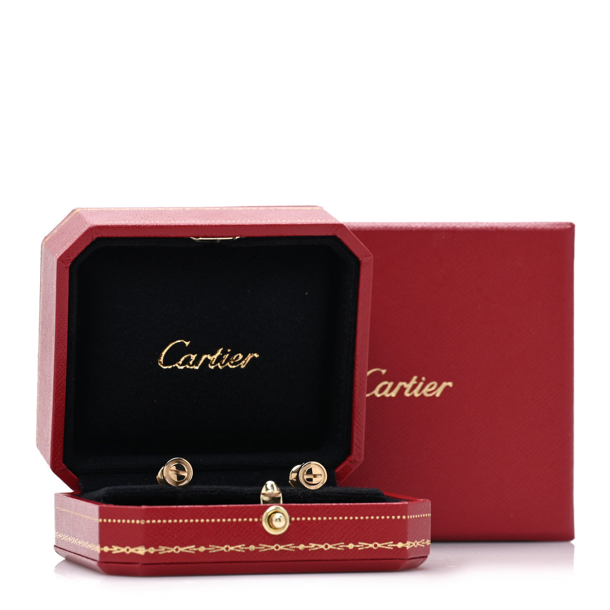Cartier 18K Yellow Gold LOVE Earrings 5 of 5