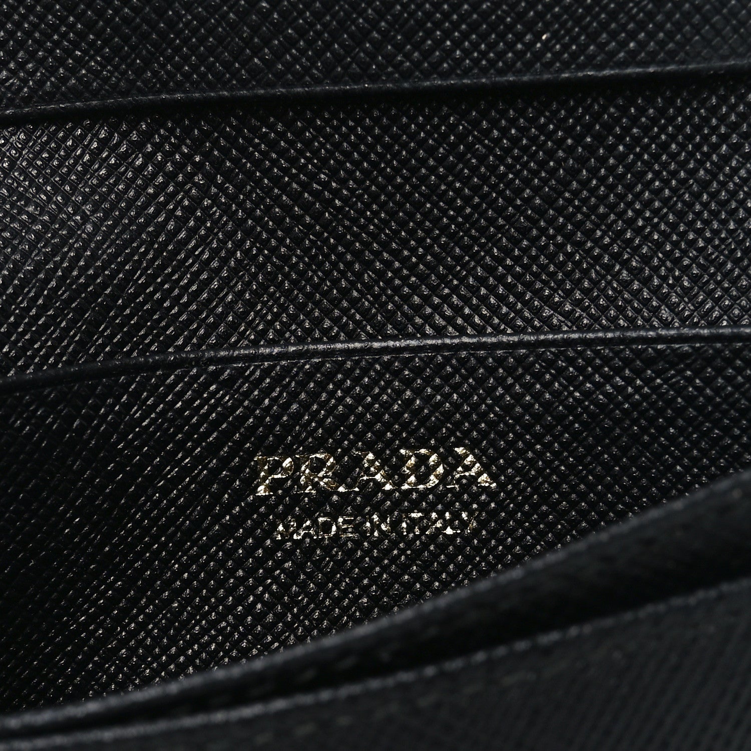 Prada Saffiano Flap Card Holder Black 6 of 7