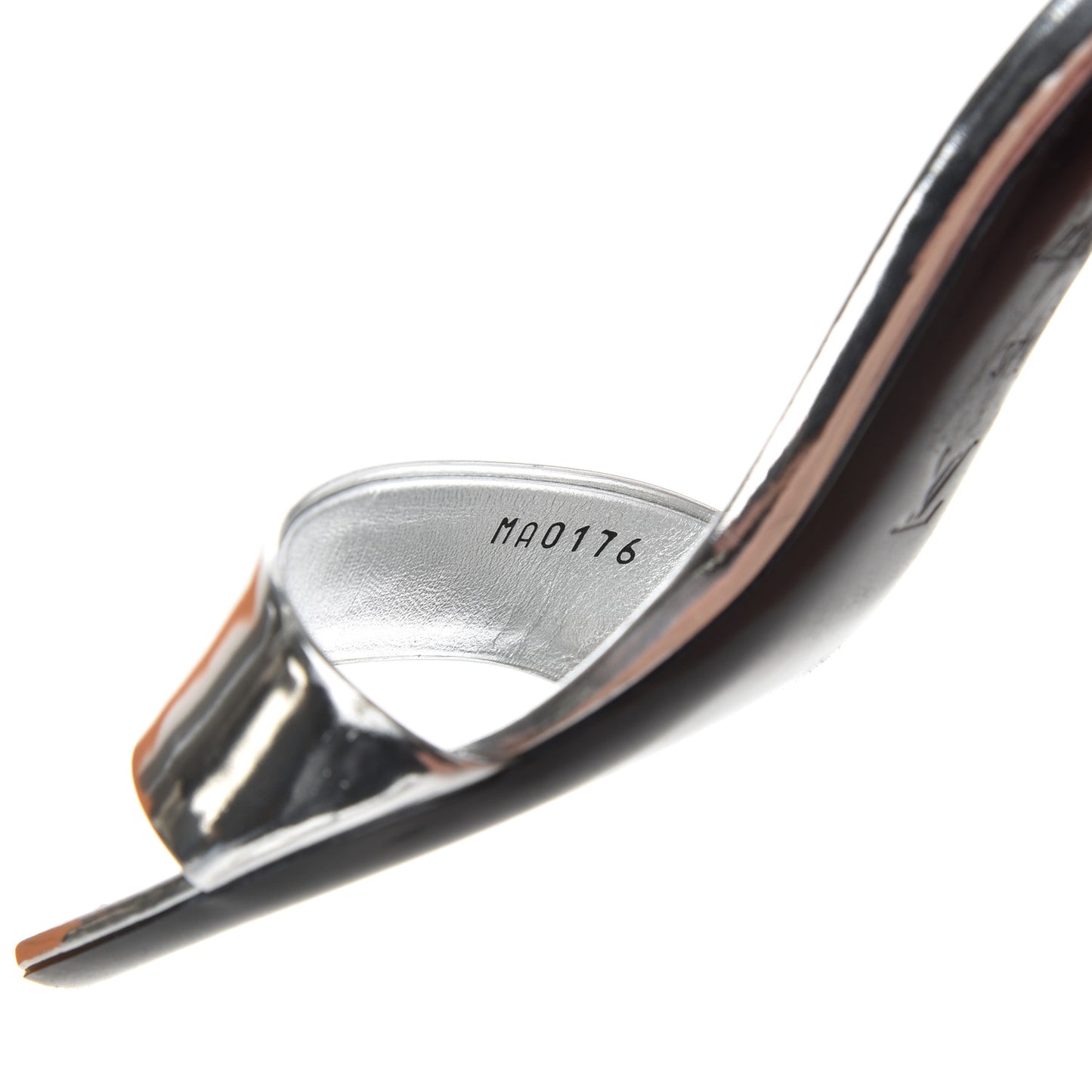 Calfskin Silver Light Sandal 37.5 Argent