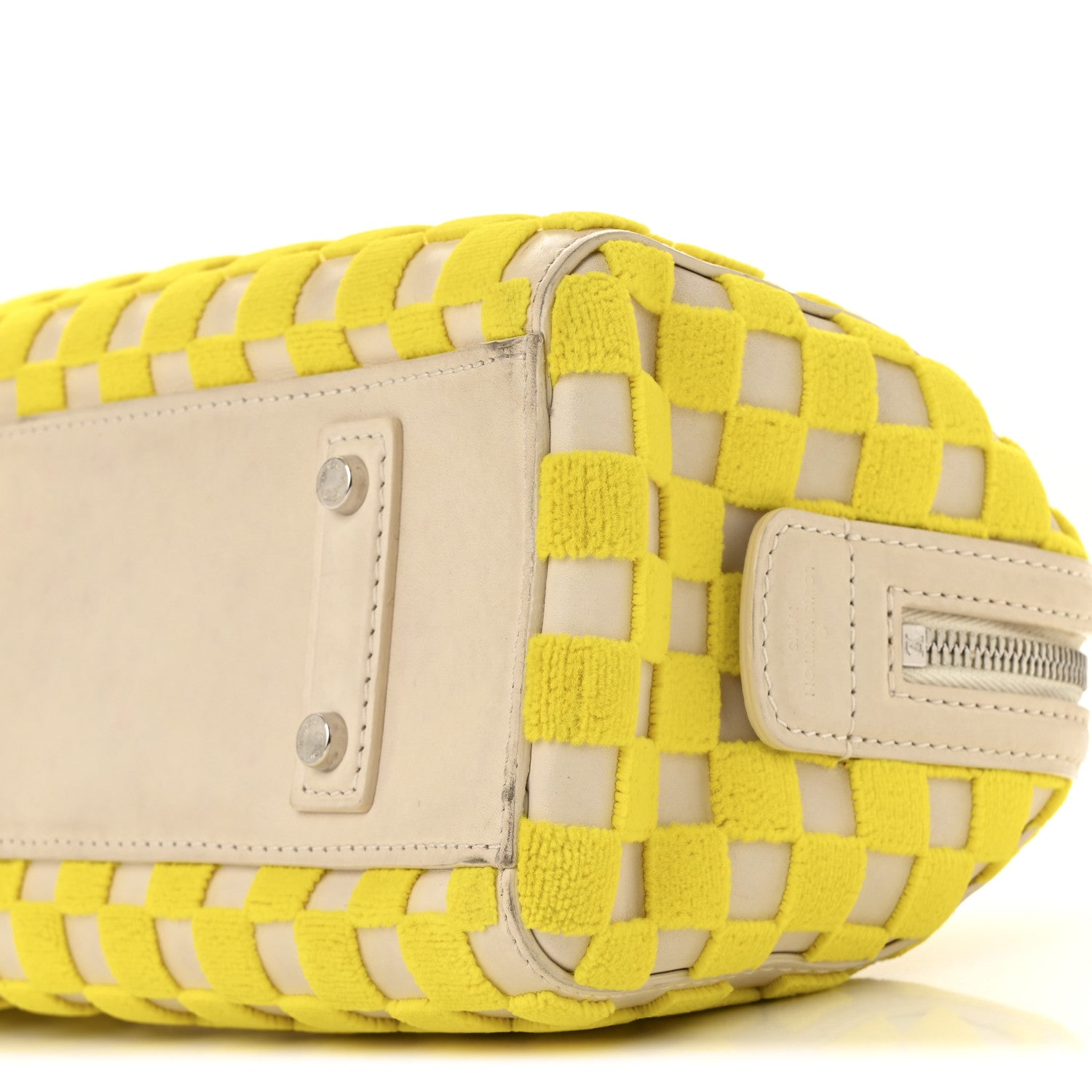 Louis Vuitton Damier Cubic Speedy East West Yellow 10 of 12