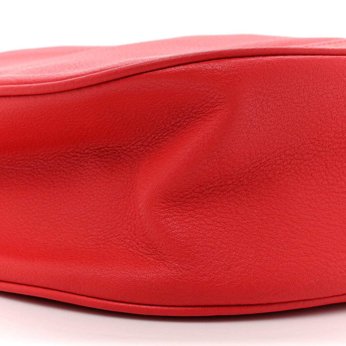 Pebbled Calfskin Too Hot To Handle Hobo Red
