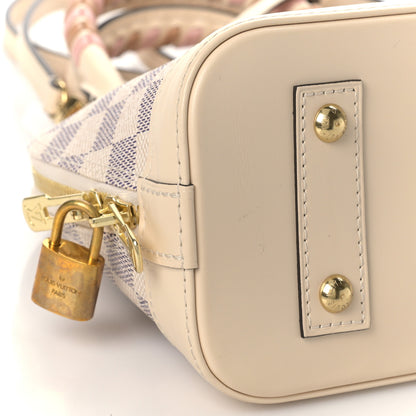 Louis Vuitton Damier Azur Braided Alma BB 7 of 8