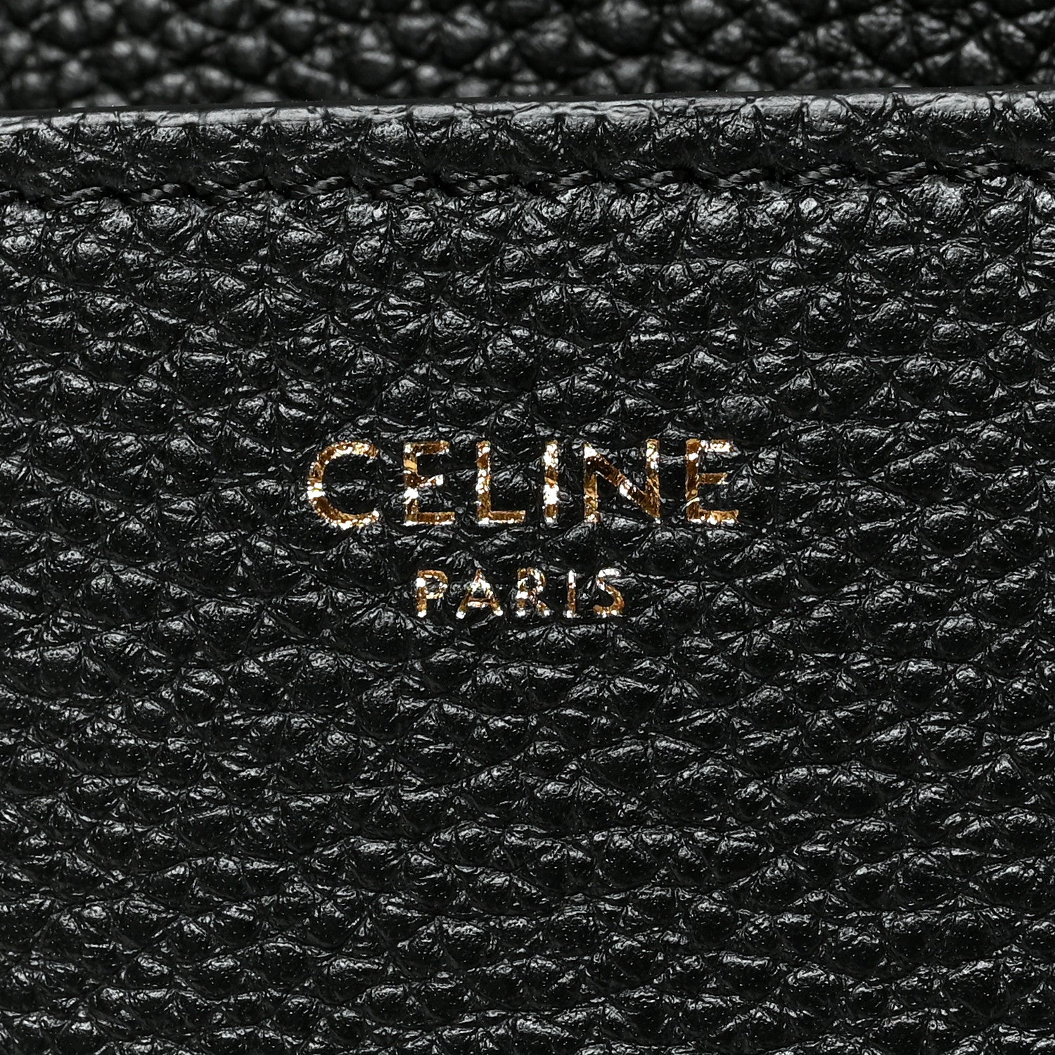Celine Soft Grained Calfskin Sangle Bucket Bag Black 6 of 9