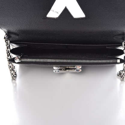 Louis Vuitton Epi Twist Chain Wallet Black 5 of 7