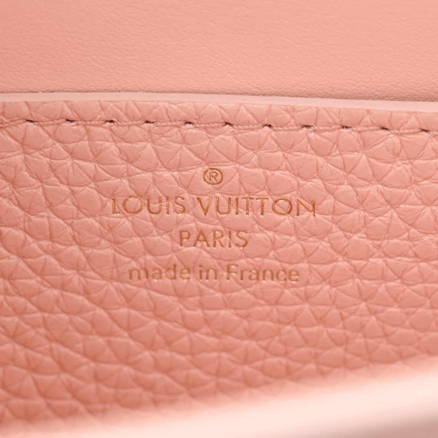 Iridescent Grained Calfskin Summer Splash Twist PM Pink
