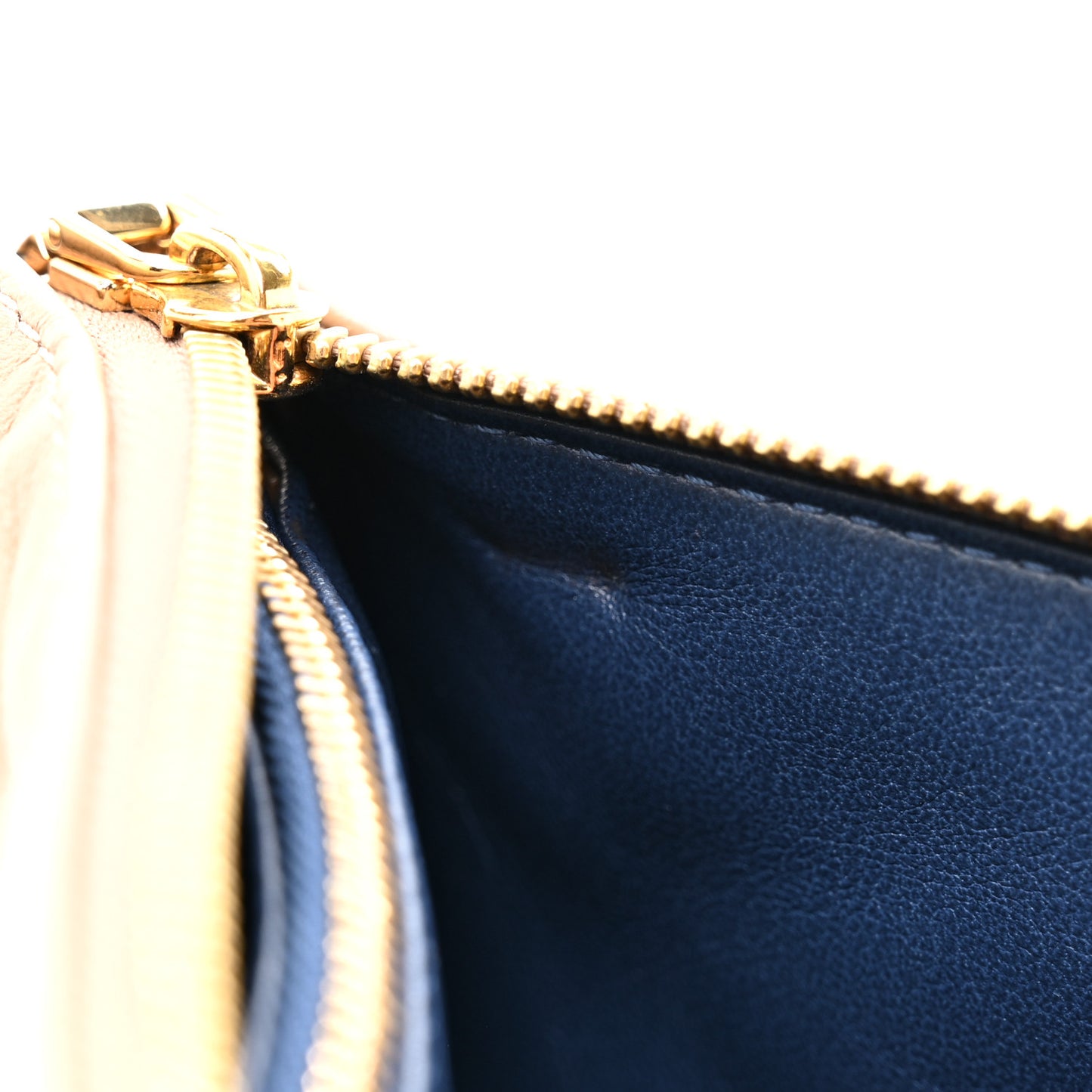 Lambskin Embossed Monogram Coussin PM Taupe