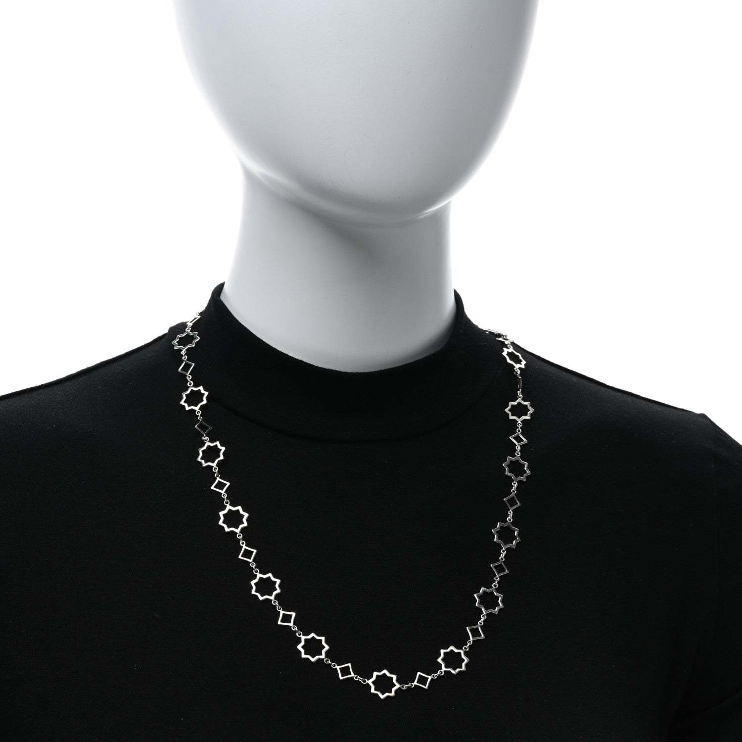 Tiffany Sterling Silver Paloma Picasso Zellige Marrakesh Continuous Link Necklace 2 of 4