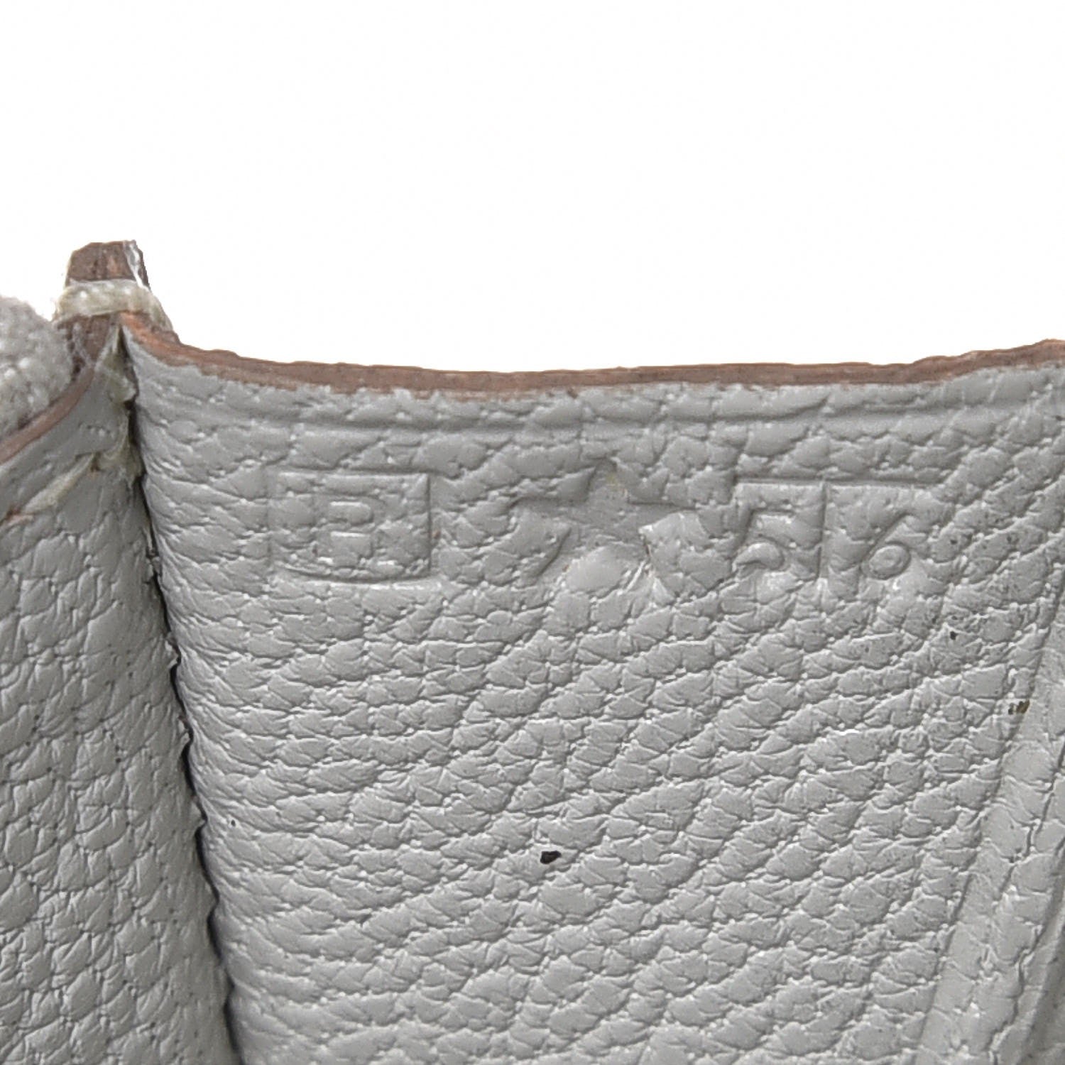 Hermes Chevre Mysore Azap GM Combined Wallet Gris Pale 7 of 11
