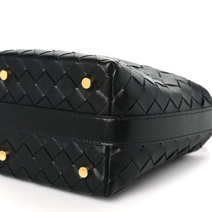 Bottega Veneta Calfskin Nappa Intrecciato Candy Wallace Black 8 of 8