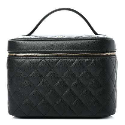 Chanel Caviar Quilted Large Vanity Pouch Black 1 of 7
