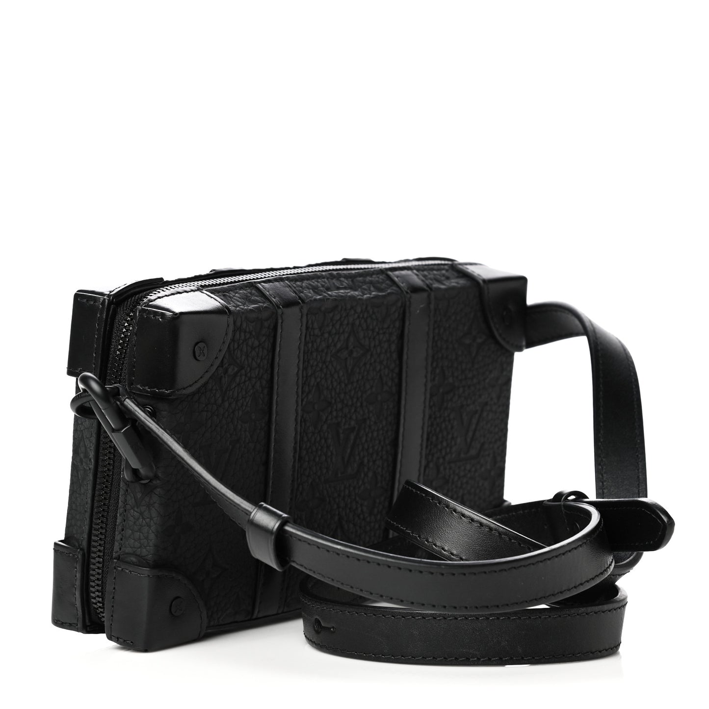 Taurillon Monogram Soft Trunk Wallet Black