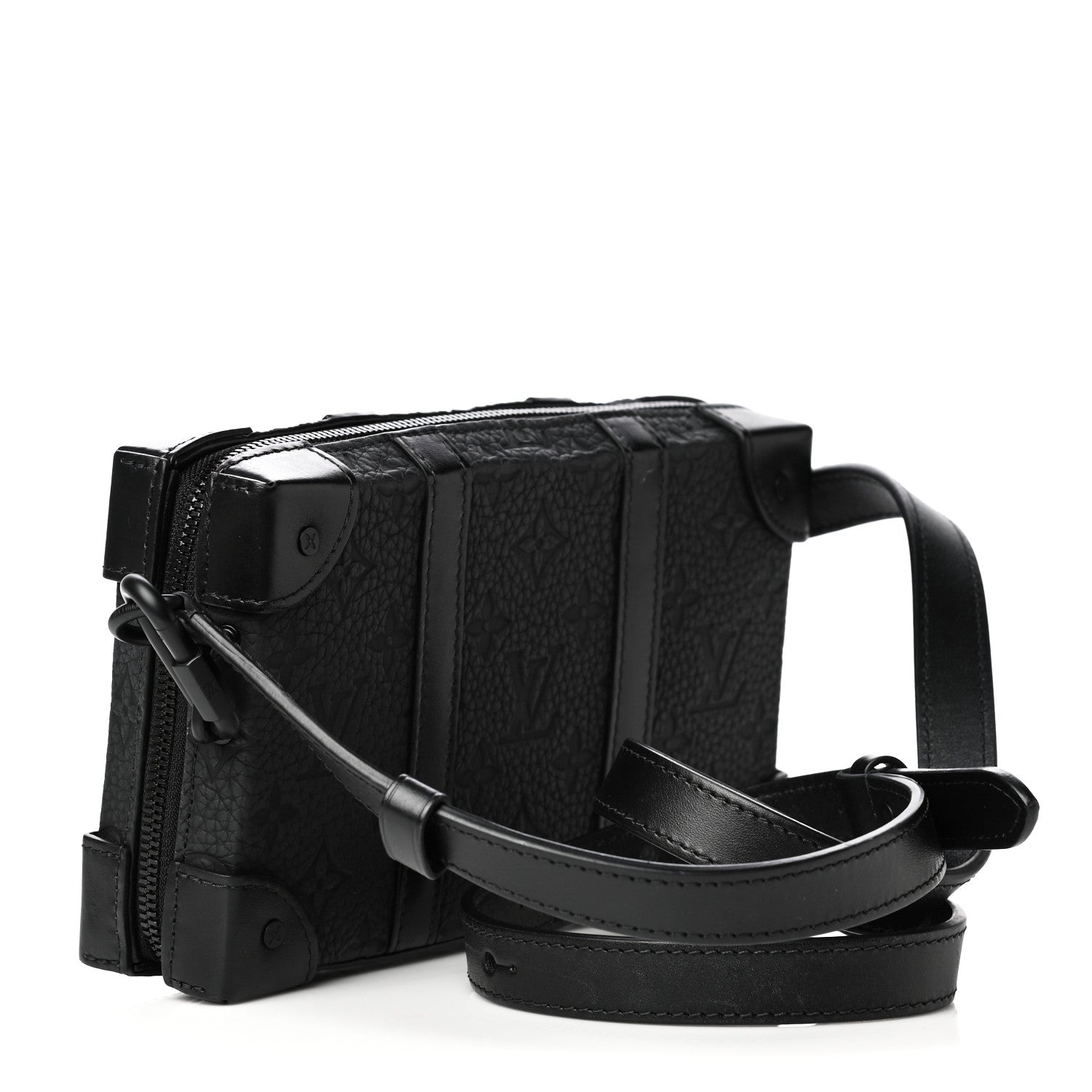 Louis Vuitton Taurillon Monogram Soft Trunk Wallet Black 2 of 5