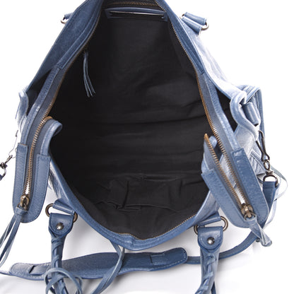 Balenciaga Agneau Classic Hardware City Bleu Persan 4 of 12