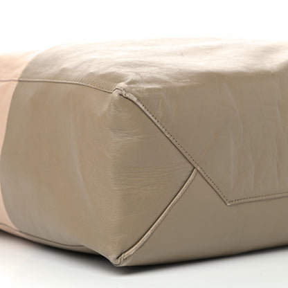 Celine Lambskin Small Vertical Bi-Cabas Nude Taupe 8 of 17