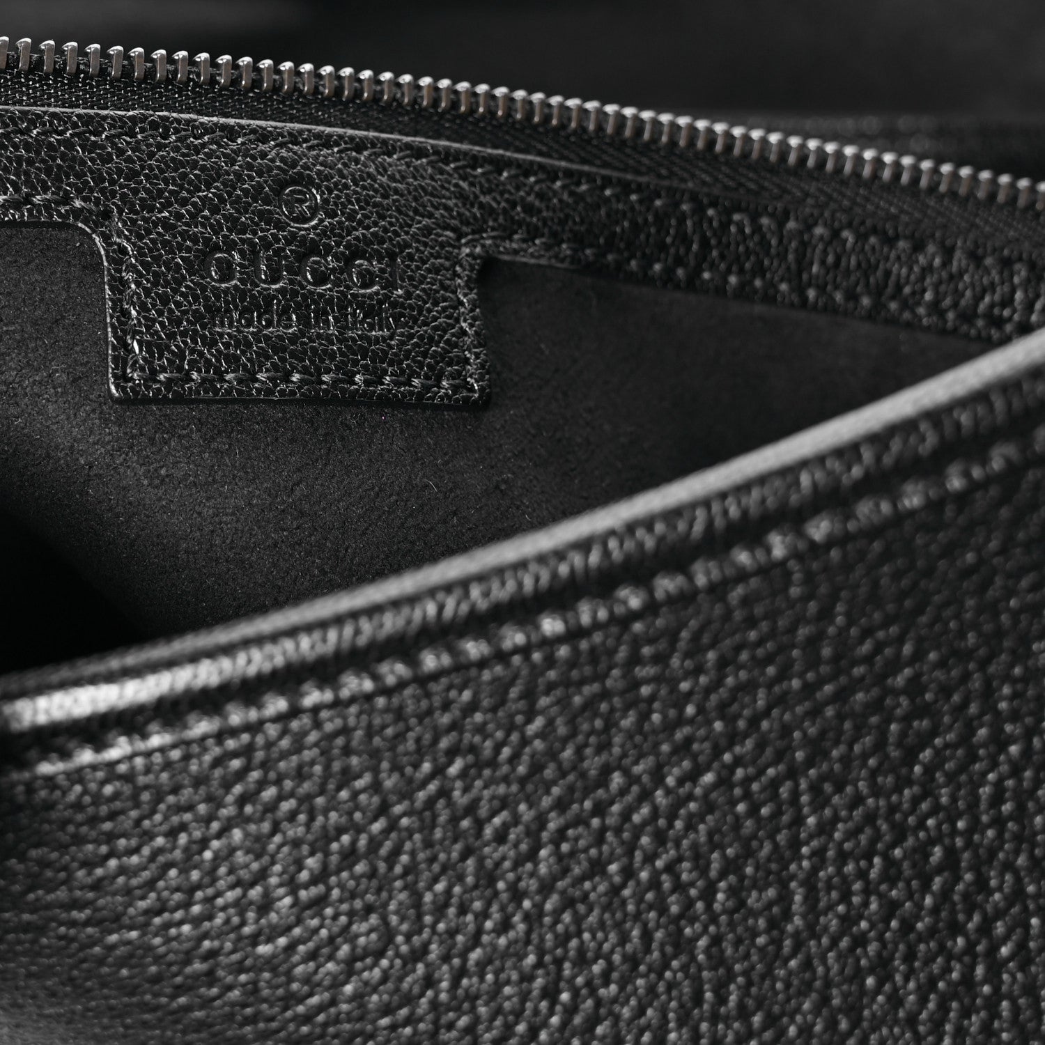 Gucci Goatskin Large Aphrodite Shoulder Bag Black 6 of 11