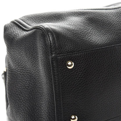 Gucci Pebbled Calfskin Medium Soho Shoulder Bag Black 8 of 11