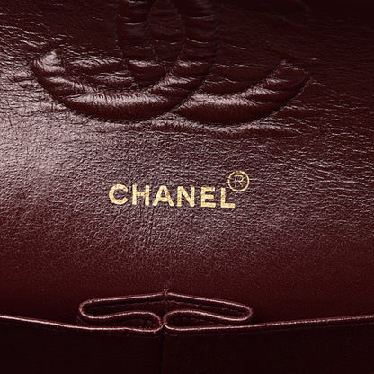 Chanel Lambskin Quilted Medium Double Flap Black 7 of 14