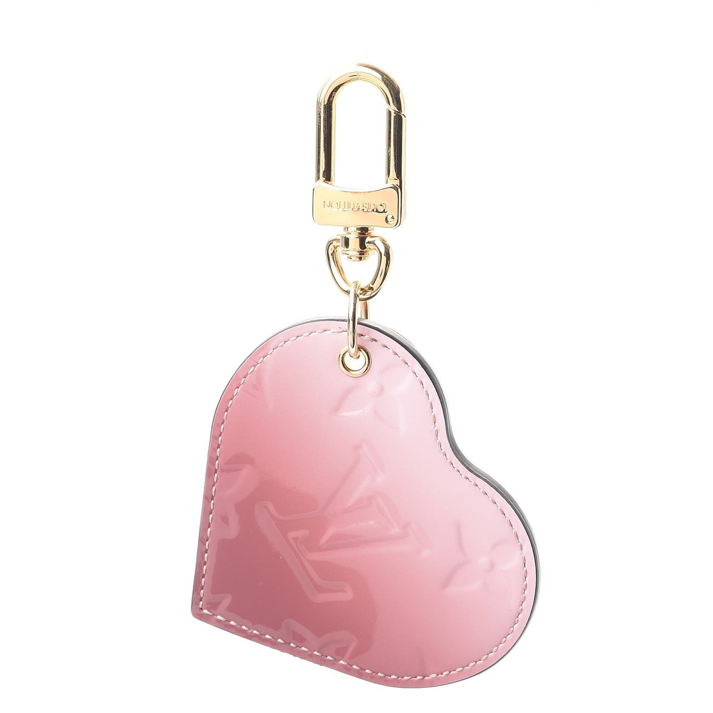 Vernis Degrade Heart Bag Charm Pink