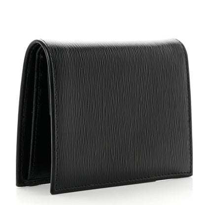 Prada Vitello Move Triangle Card Holder Wallet Black 3 of 6