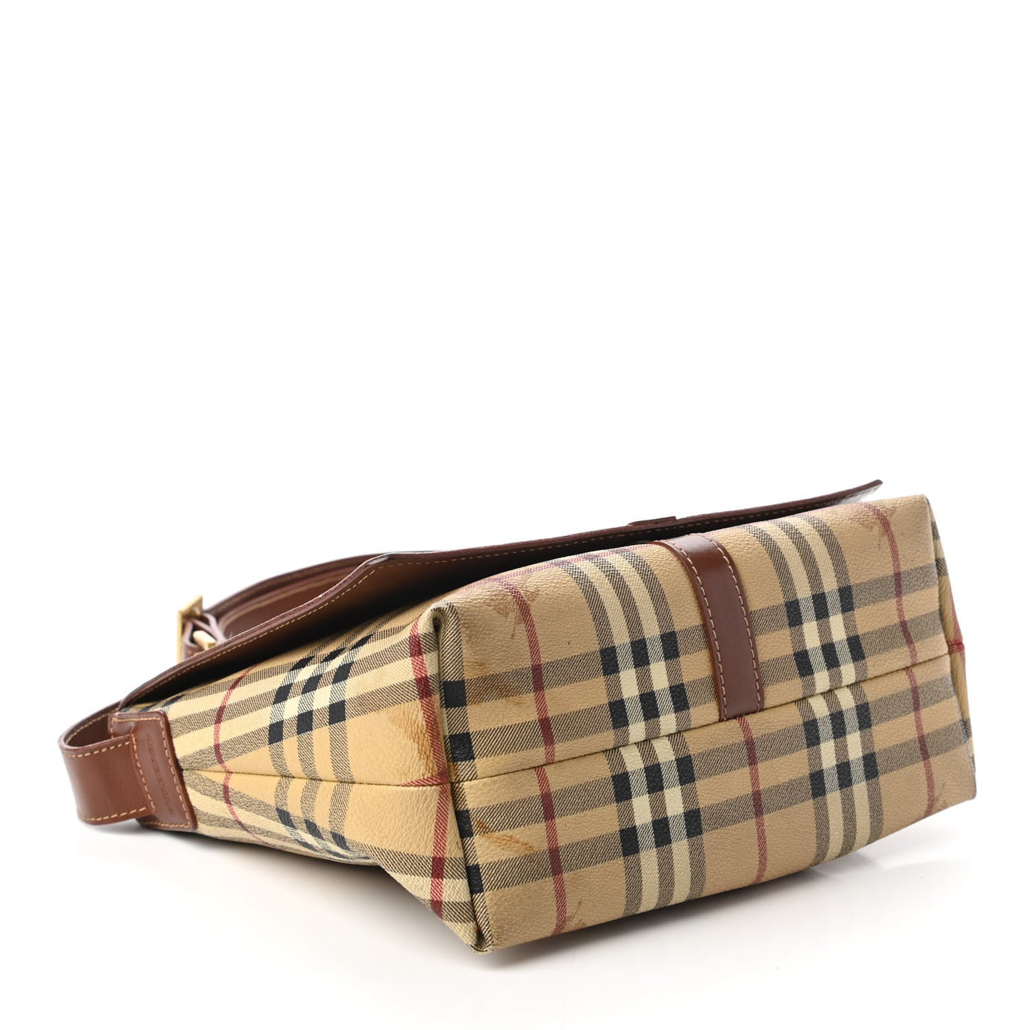 Haymarket Check Crossbody Bag Brown