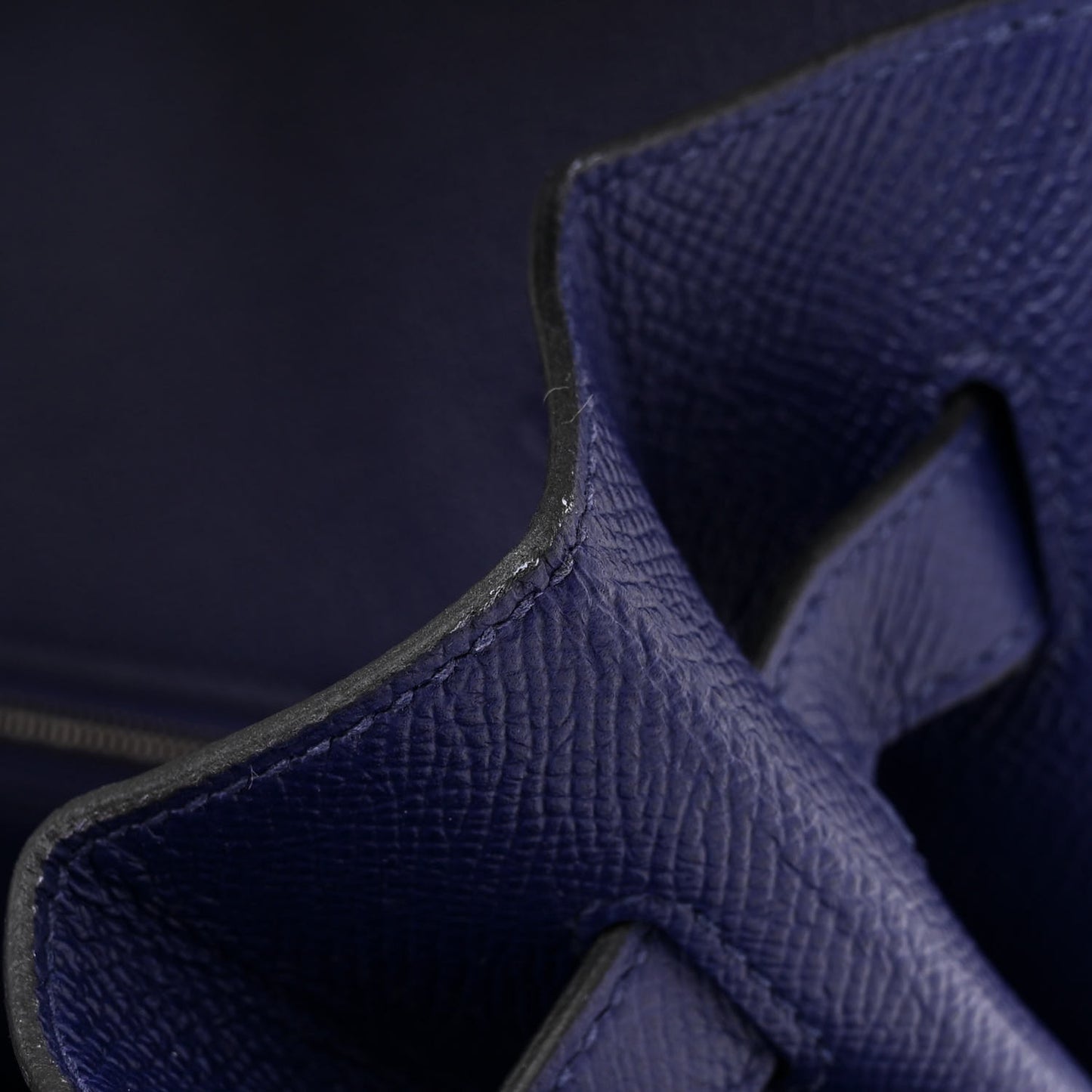 Epsom Birkin 35 Bleu Encre
