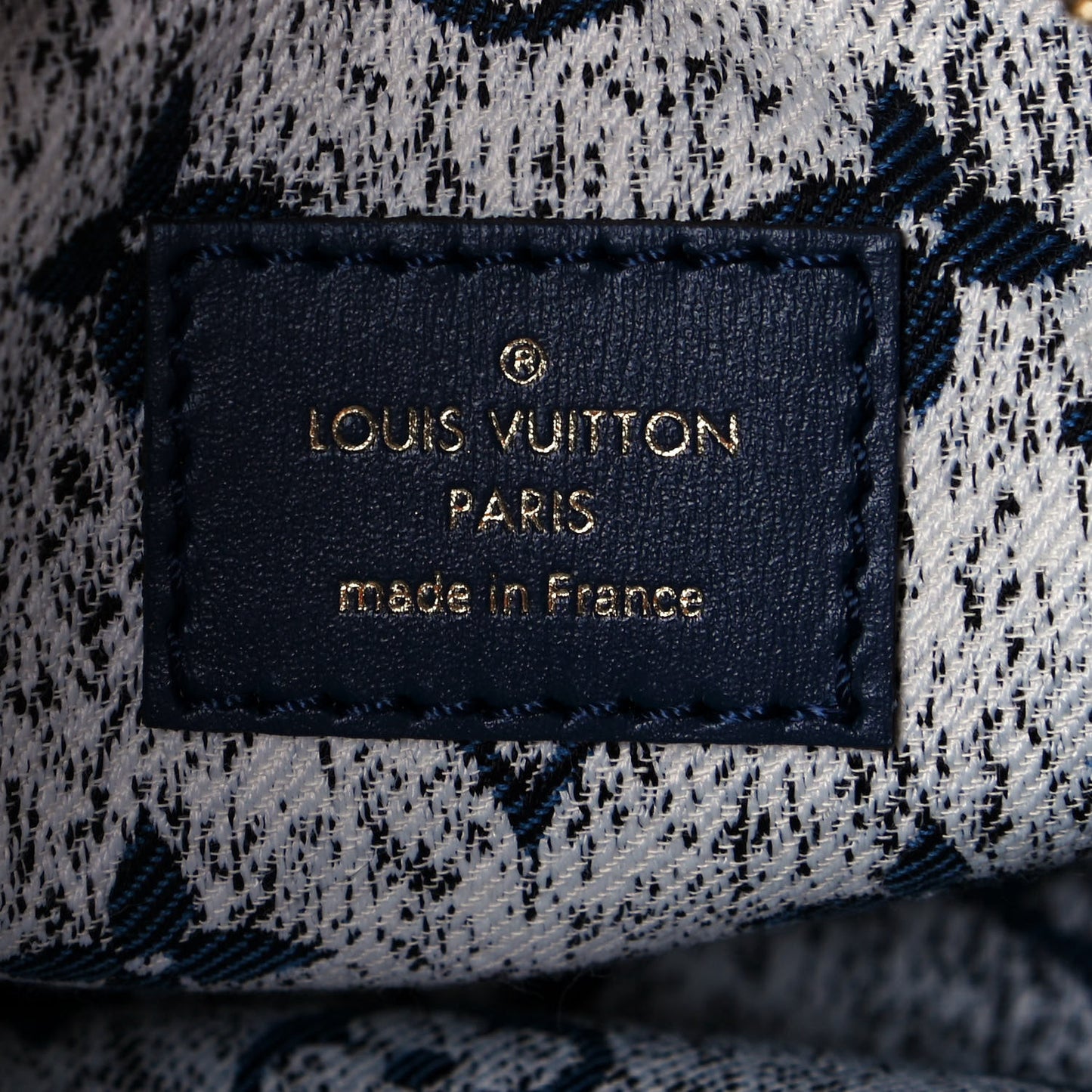 Monogram Jacquard Denim Loop Bleu