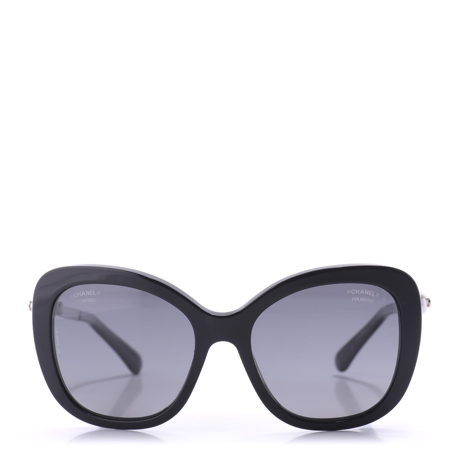 Chanel Polarized Pearl Sunglasses 5339-H Black 2 of 12