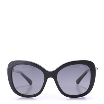 Chanel Polarized Pearl Sunglasses 5339-H Black 2 of 12
