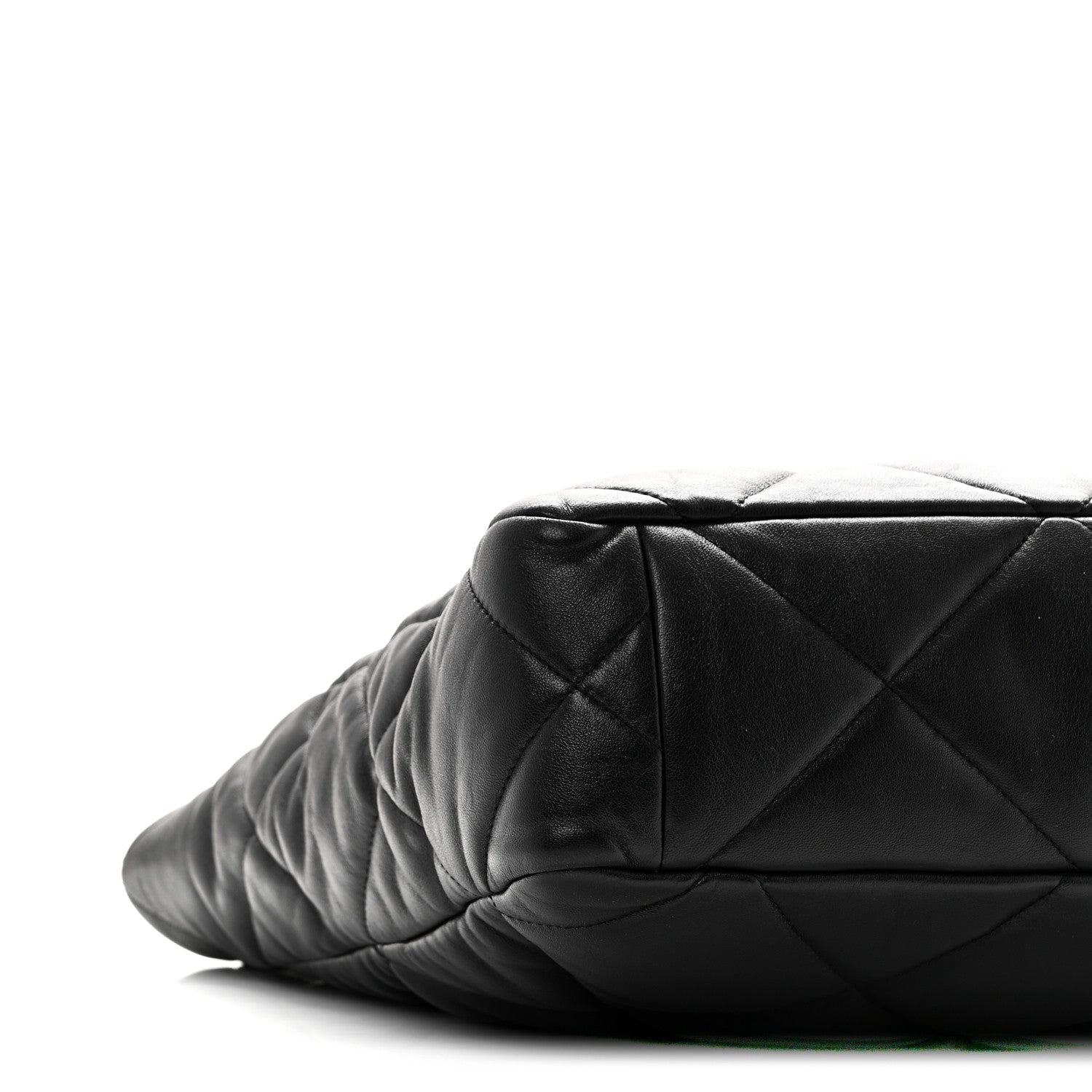 Chanel Lambskin Quilted Chanel 19 Shopping Bag Black 9 of 10
