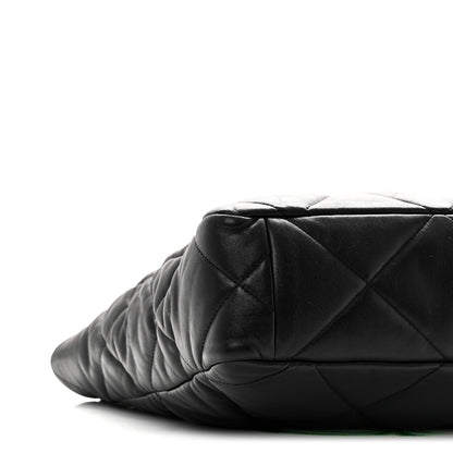 Chanel Lambskin Quilted Chanel 19 Shopping Bag Black 9 of 10