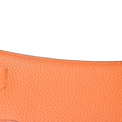 Hermes Taurillon Clemence Jypsiere 28 Orange 13 of 19