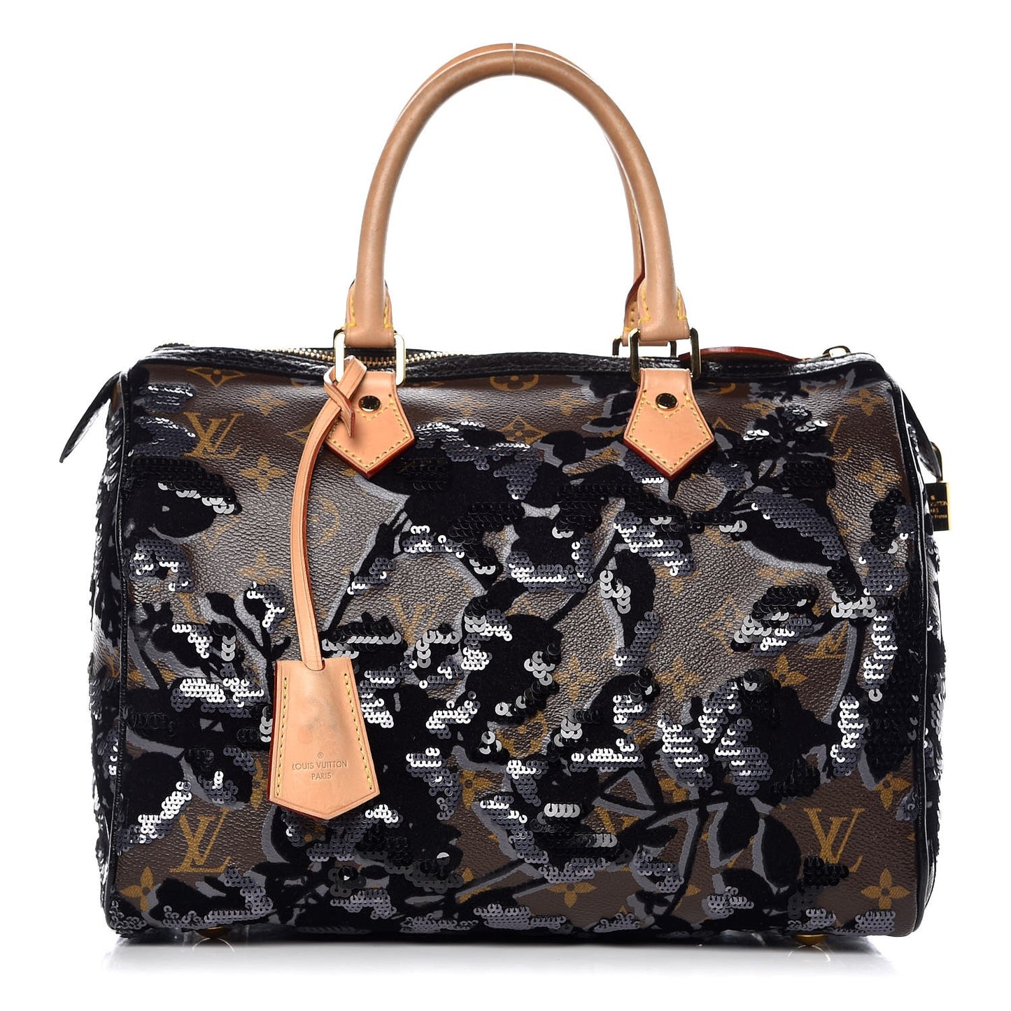 Monogram Fleur De Jais Sequins Speedy 30