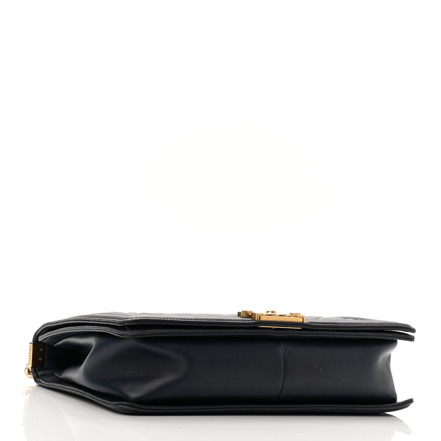 Chanel Lambskin Quilted Large Boy Flap Navy 4 of 11